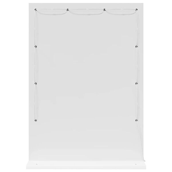 vidaXL Smink Spegel Vit 70 x 50 x 18 cm Glas och konstruerat trä