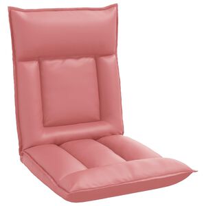 vidaXL Golvstol Rosa 55 x 61 x 70 cm Konstl&auml;der