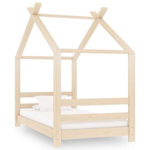 vidaXL Barns&auml;ng massiv furu 70x140 cm