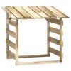 vidaXL Pergola med tak 100x90x100 cm impregnerad furu