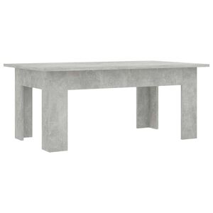 vidaXL Soffbord betonggr&aring; 100x60x42 cm konstruerat tr&auml;