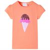 vidaXL T-shirt f&ouml;r barn neonorange 128