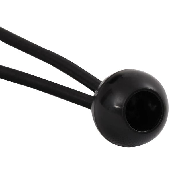 vidaXL Gummistroppar med kula 25 st 21 x 0,5 cm