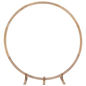 vidaXL Br&ouml;llopsb&aring;ge Ljusbrun 224 x 80 x 220 cm Massiv furu