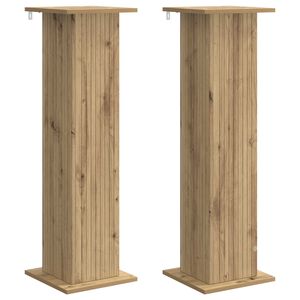 vidaXL V&auml;xtst&auml;ll 2 pcs Artisan-ek 30,5 x 30 x 100,5 cm Konstruerat tr&auml;