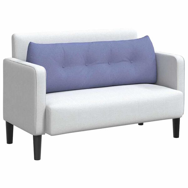 vidaXL Ryggkudde Jeansbl&aring; 140 x 24 x 50 cm tyg