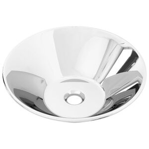 vidaXL Handfat 42x14 cm keramik silver
