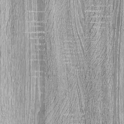 vidaXL Skrivbord med hurts Grå Sonoma konstruerat trä