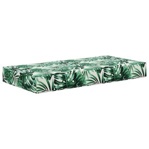 vidaXL Utomhus sitskudde Tropiska Blatt 80 x 40 x 8 cm 100% Polyester