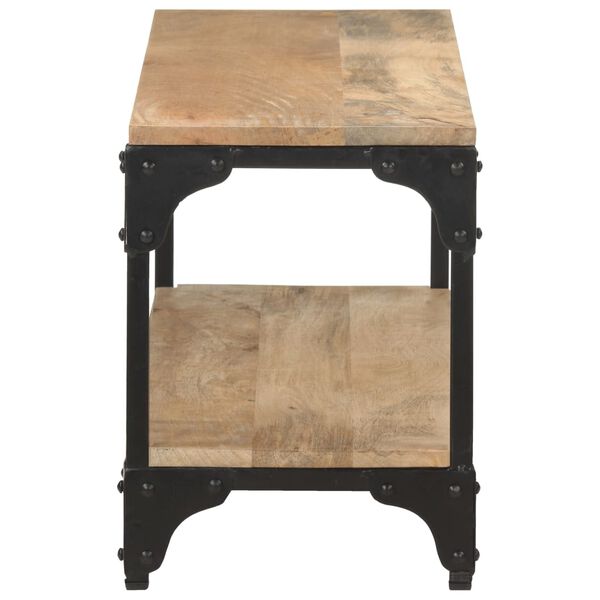 vidaXL Soffbord 90x30x40 cm massivt mangotr&auml;