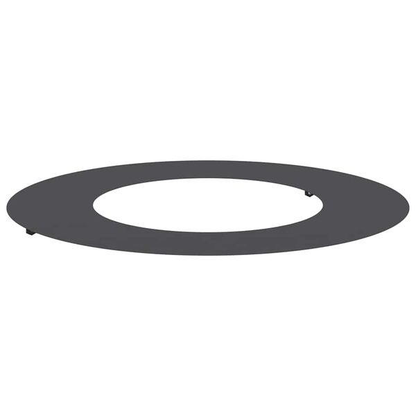 vidaXL l&auml;mplig f&ouml;r Flat tr&auml;dring Svart &Oslash;40 / 70 cm St&aring;l