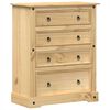 vidaXL Byr&aring; Corona 92x48x114 cm massiv furu