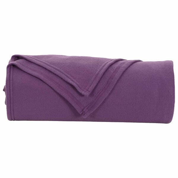 vidaXL Filtar 24 pcs Lila 270 x 240 cm Fleece