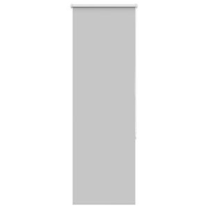 vidaXL Rullgardin m&ouml;rkl&auml;ggning ljusgr&aring; 40x130 cm tyg bredd 35,7 cm