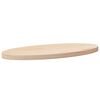vidaXL Bordsskiva 60x30x2,5 cm oval massiv furu