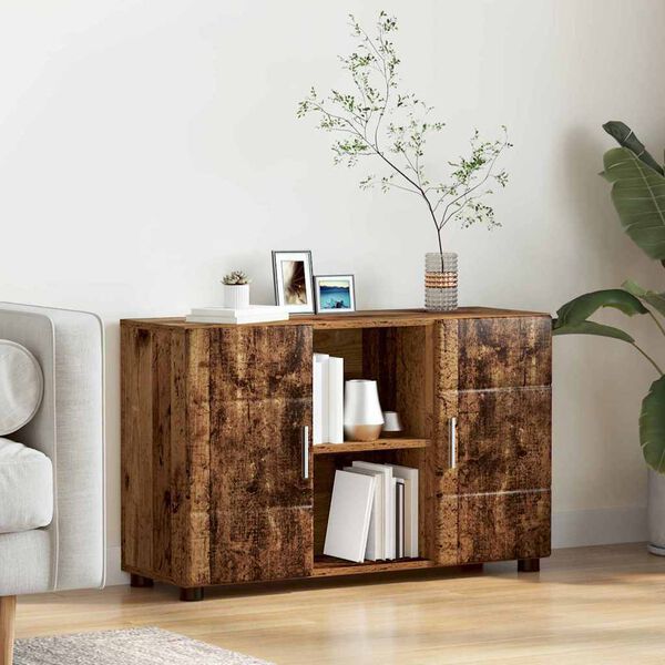 vidaXL Sideboard med hylla FLORIN Gammalt tr&auml; 88,5 x 30,5 x 55,5 cm