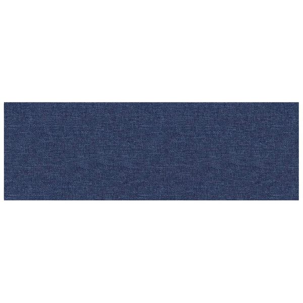 vidaXL V&auml;ggpaneler 12 st bl&aring; 90x30 cm tyg 3,24 m&sup2;