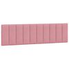 vidaXL Headboard Cushion "Hanko" Pink 180 cm Velvet