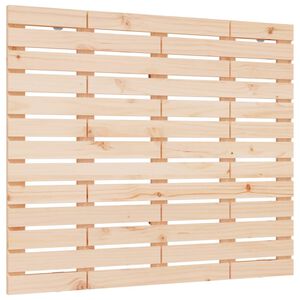 vidaXL V&auml;ggmonterad huvudgavel 106x3x91,5 cm massiv furu