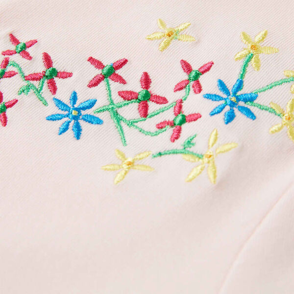 T-shirt för barn blekrosa 92