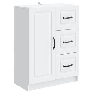 vidaXL Sideboard Vit 66 x 34,5 x 87 cm Konstruerat tr&auml;
