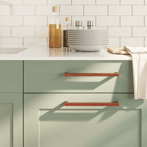 vidaXL Sk&aring;phandtag 10 st brons 224 mm rostfritt st&aring;l