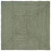 vidaXL Omr&aring;desmattor Rektangul&auml;r Olivgr&ouml;n 120 x 120 cm Jute