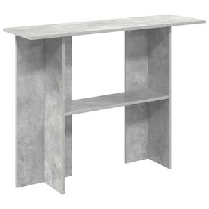 vidaXL Konsolbord Betonggr&aring; 100 x 30 x 75 cm Konstruerat tr&auml;