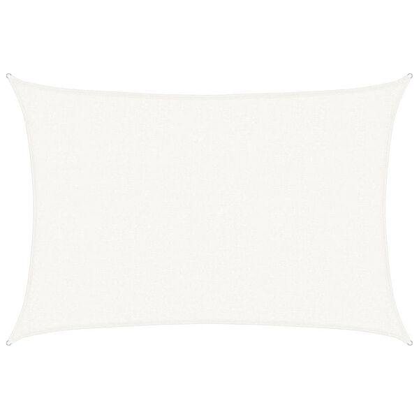 vidaXL Solsegel 160 g/m² vit 2,5x4 m HDPE