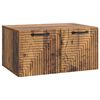 vidaXL V&auml;ggmonterad TV-b&auml;nk V&auml;ggmonterad Gammalt tr&auml; 59,5 x 41 x 30 cm
