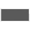vidaXL Utf&auml;llbar sidomarkis Antracit 600 x 220 cm Polyester