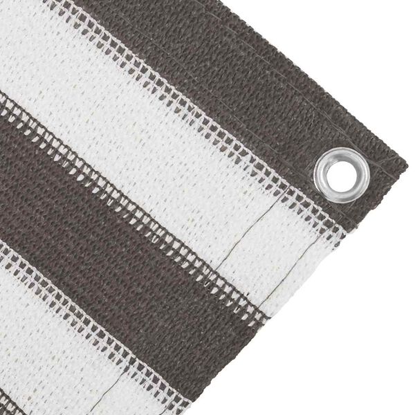 vidaXL T&auml;ltmatta antracit och vit 400x700 cm HDPE