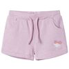 vidaXL Barnshorts med sn&ouml;re blandad lila116