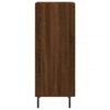 vidaXL Sk&auml;nk brun ek 34,5x34x90 cm konstruerat tr&auml;