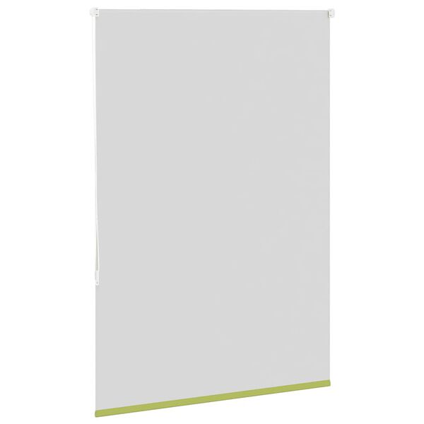 vidaXL Rullgardin m&ouml;rkl&auml;ggning blad gr&ouml;n 90x130 cm tyg bredd 85,7 cm