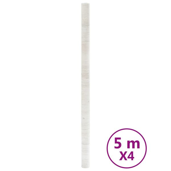 vidaXL M&ouml;beldekaler sj&auml;lvh&auml;ftande tr&auml;-look 90x500 cm PVC