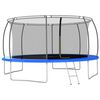 vidaXL Studsmatta rund 460x80 cm 150 kg