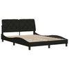 vidaXL Bed Frame without Mattress Black 120x200 cm Fabric