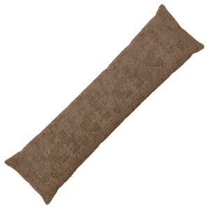 vidaXL Kudd&ouml;verdrag HEERLEN Ljusbrun 40 x 145 cm Faux Kaninp&auml;ls