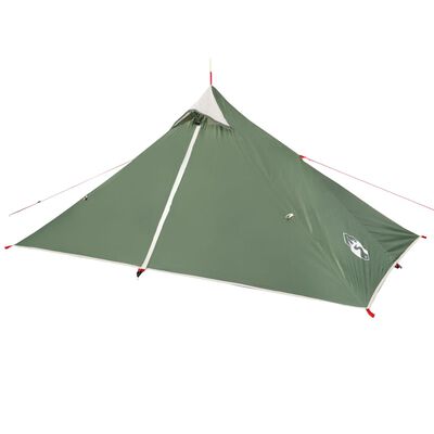vidaXL Tipi-tält 1 person grön vattentätt