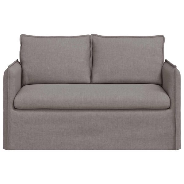 vidaXL Soffa 120cm Taupe Metall