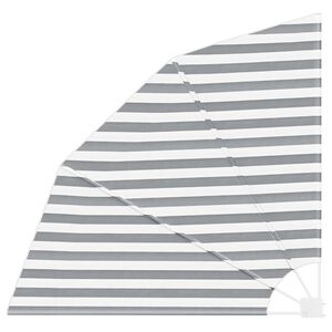 vidaXL Balkongsk&auml;rm 140 x 140 cm Polyester Antracit och vitt