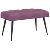 vidaXL B&auml;nk med knappar Lila 80 x 40 x 46 cm Sammet