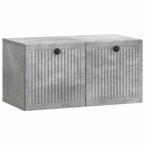 vidaXL V&auml;ggmonterad TV-b&auml;nk V&auml;ggmonterad Betonggr&aring; 59,5 x 31 x 30 cm