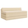 vidaXL F&auml;llbar Soffbed Gr&auml;ddvit 120 x 60 x 49 cm Tyg