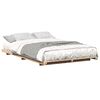 vidaXL S&auml;ngram Brun 135 x 190 cm Massiv furu