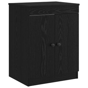 vidaXL Badrumssk&aring;p Svart 54 x 41 x 70 cm Konstruerat tr&auml;