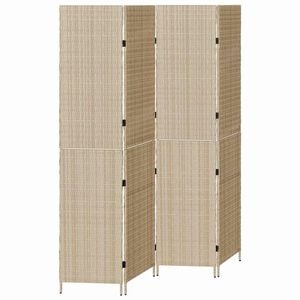 vidaXL Rumsavskiljare Beige 195 x 200 cm konstrotting