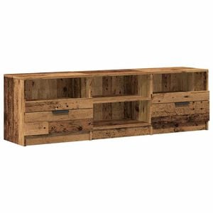 vidaXL Tv-b&auml;nk gammalt tr&auml; 150x33,5x45 cm konstruerat tr&auml;