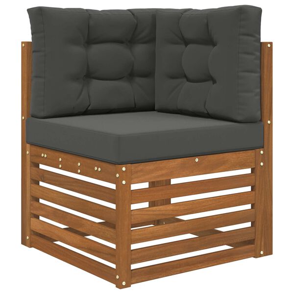 vidaXL Utomhus Soffa Kudde 3 pcs Antracit Polyester